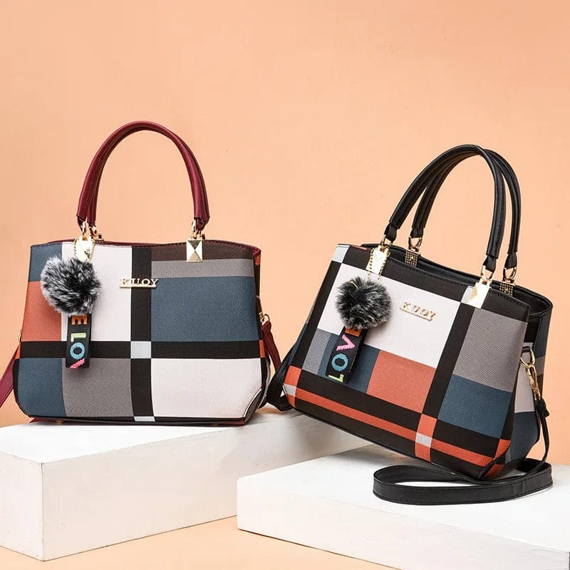 Eleganza PU Leather Designer Handbag – Chic Messenger Crossbody Bag