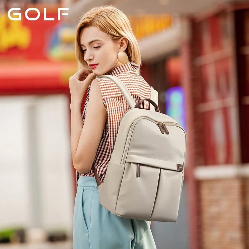 GOLF Women's Simple Canvas Backpack – Large Capacity Travel & Commuting Backpack