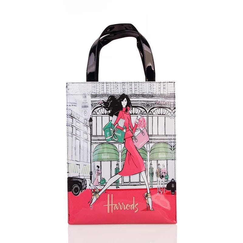 Vintage Painting PVC Waterproof Shopping Bag – Aesthetic Women’s Shopper Tote &