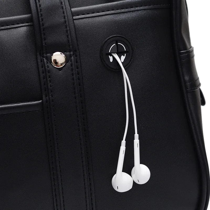 Anime-Inspired PU Shoulder Bag for Junior High School Students – Casual Tote Handbag