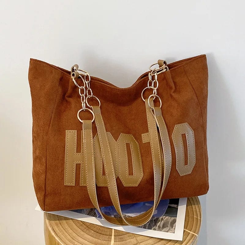 Trendy Solid Color Shoulder Bag for Women | Canvas Tote Handbag for Office & Travel