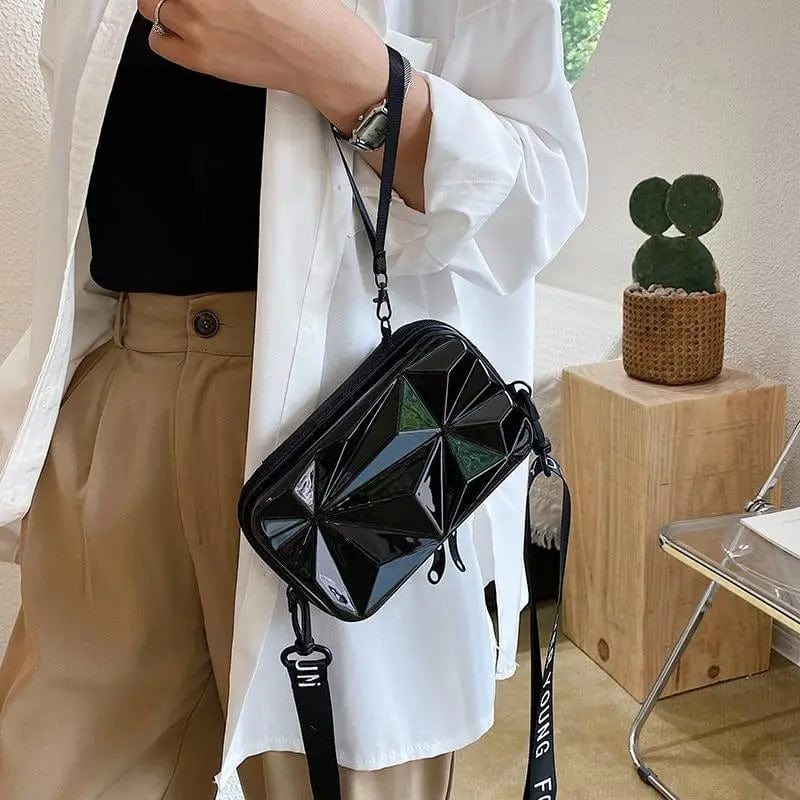 Women PVC Cosmetic Pouch Travel Bag | Makeup Storage Organizer Clutch Shoulder Bag