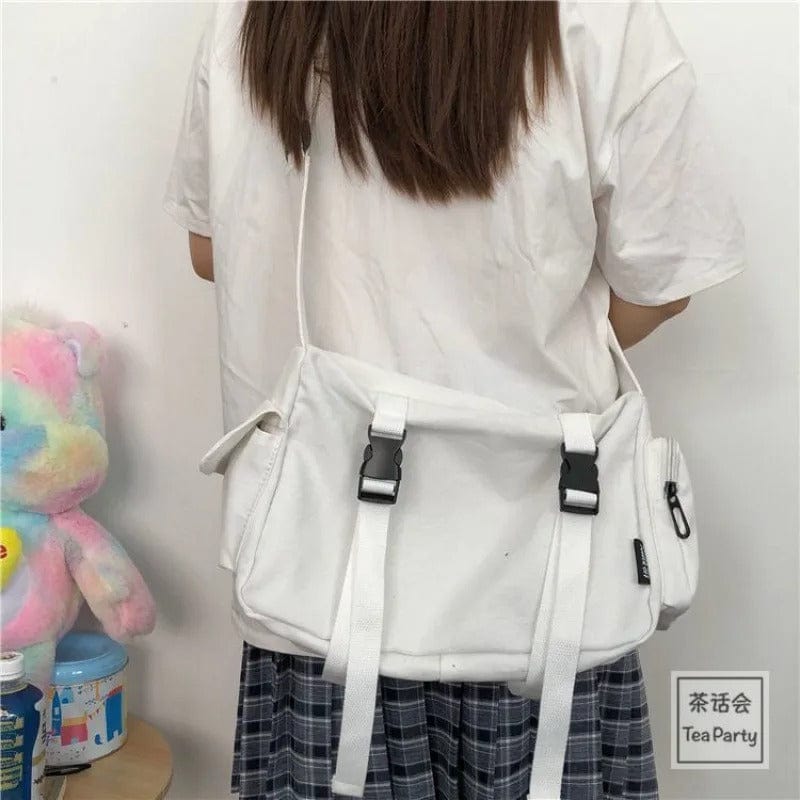 UrbanCarry Canvas Crossbody Bag – Large Capacity Casual Shoulder & Messenger Bag