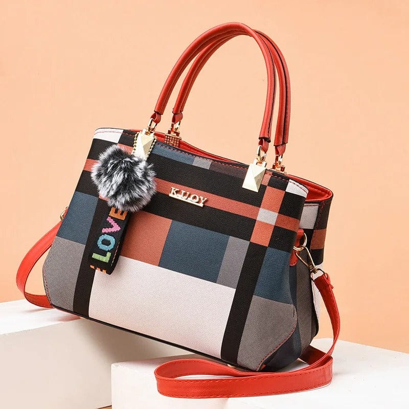 Eleganza PU Leather Designer Handbag – Chic Messenger Crossbody Bag