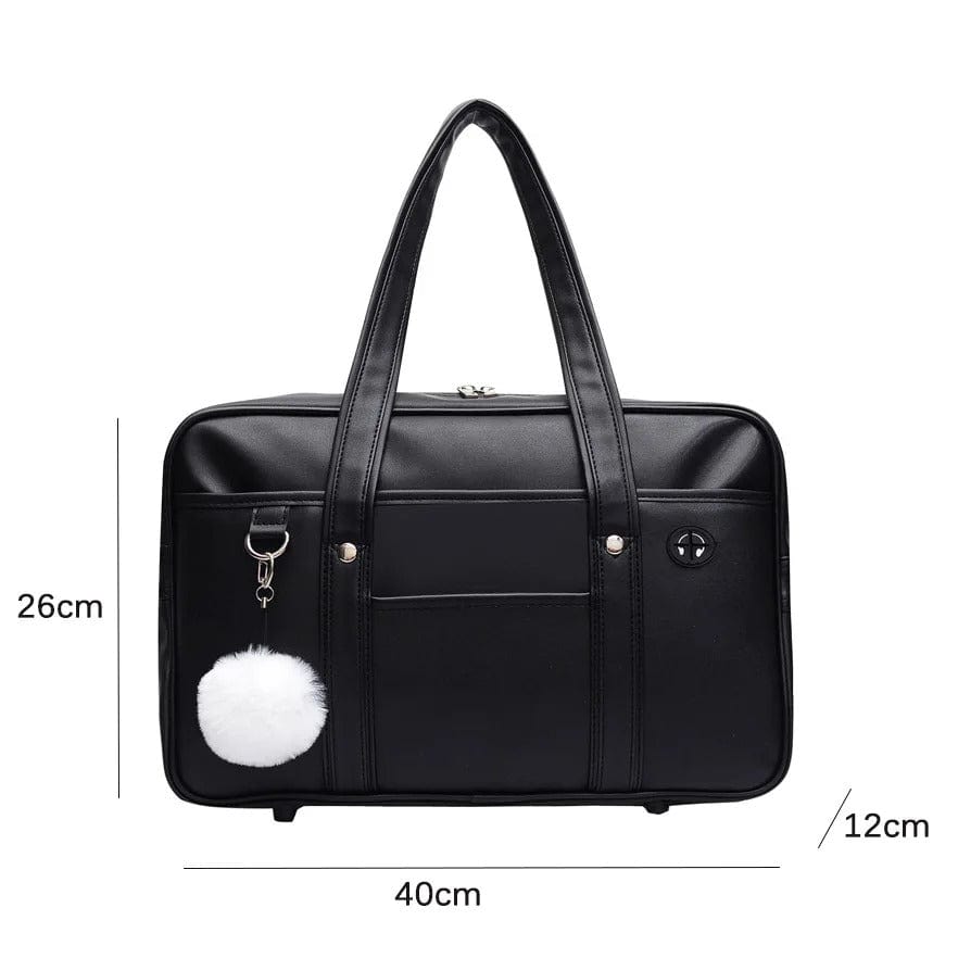 Anime-Inspired PU Shoulder Bag for Junior High School Students – Casual Tote Handbag