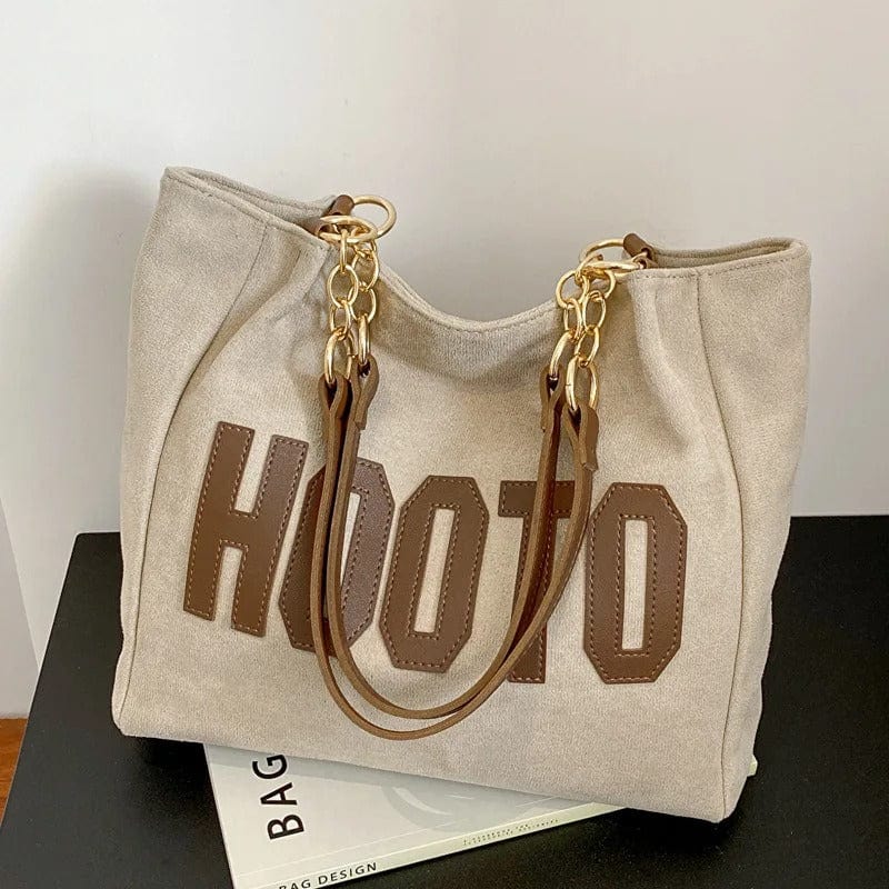 Trendy Solid Color Shoulder Bag for Women | Canvas Tote Handbag for Office & Travel
