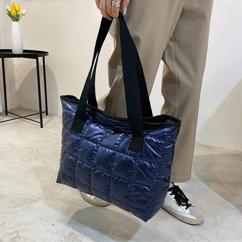 AutumnLuxe Quilted Large Tote Handbag for Women