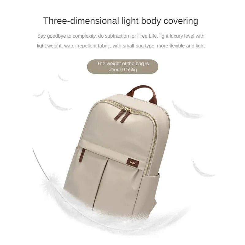 GOLF Women's Simple Canvas Backpack – Large Capacity Travel & Commuting Backpack