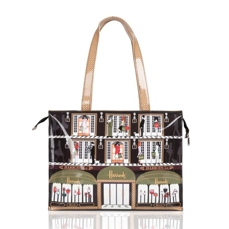 Vintage Painting PVC Waterproof Shopping Bag – Aesthetic Women’s Shopper Tote &