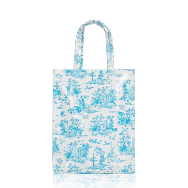 Vintage Painting PVC Waterproof Shopping Bag – Aesthetic Women’s Shopper Tote &