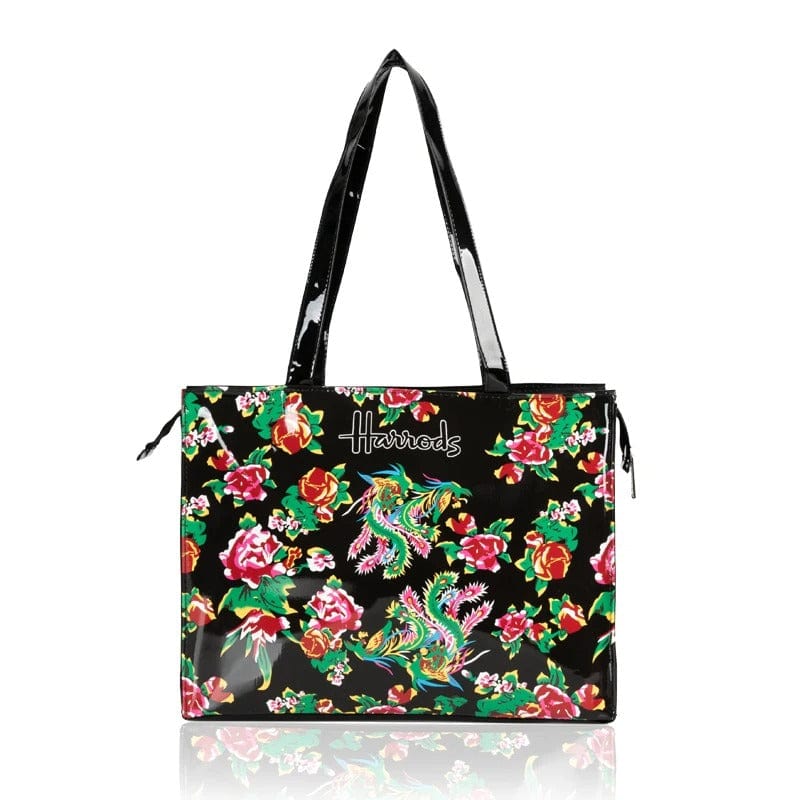 Vintage Painting PVC Waterproof Shopping Bag – Aesthetic Women’s Shopper Tote &