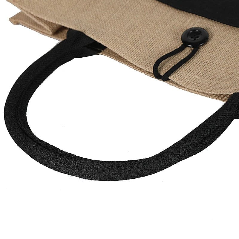DINYAO 2024 Custom Jute Shopping Bag – High-Quality Personalized Logo Tote & Beach Handbag