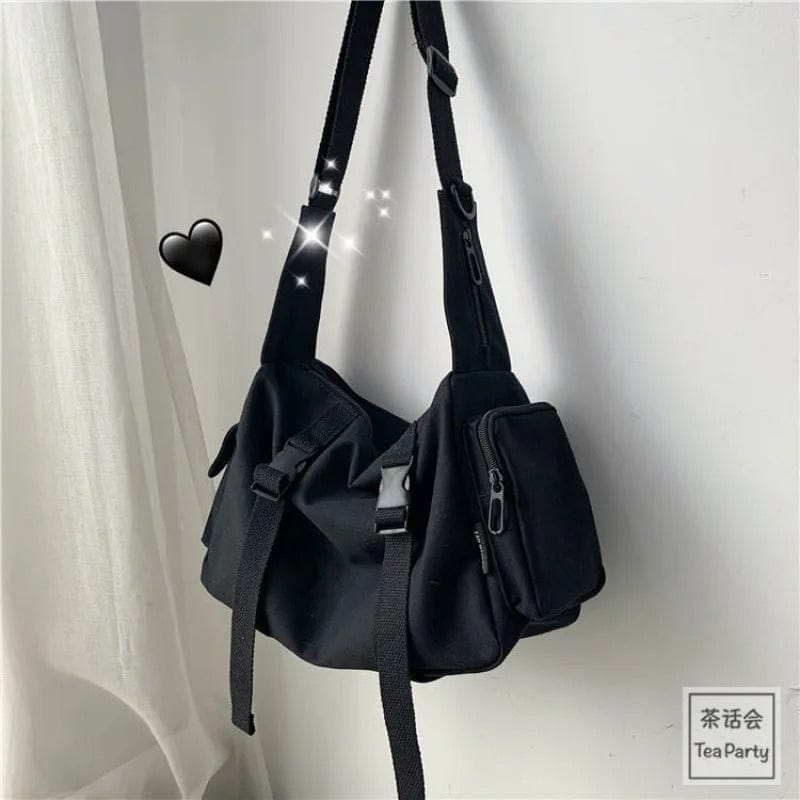 UrbanCarry Canvas Crossbody Bag – Large Capacity Casual Shoulder & Messenger Bag