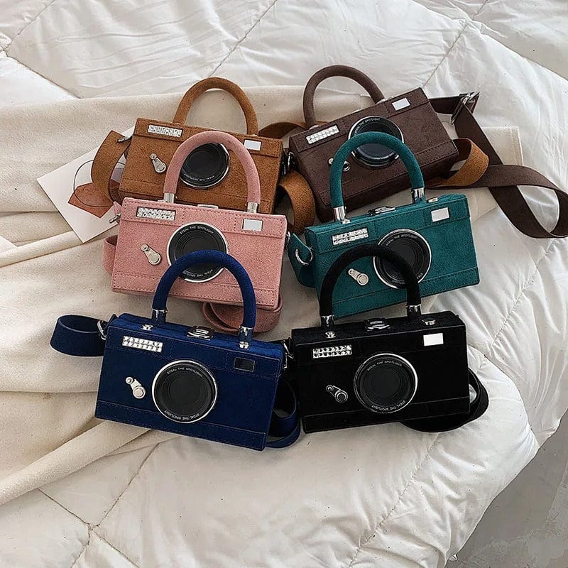 SnapChic 2023 Personalized Camera Shape Clutch – Mini Crossbody Shoulder Bag for Women