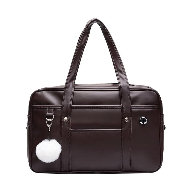 Anime-Inspired PU Shoulder Bag for Junior High School Students – Casual Tote Handbag