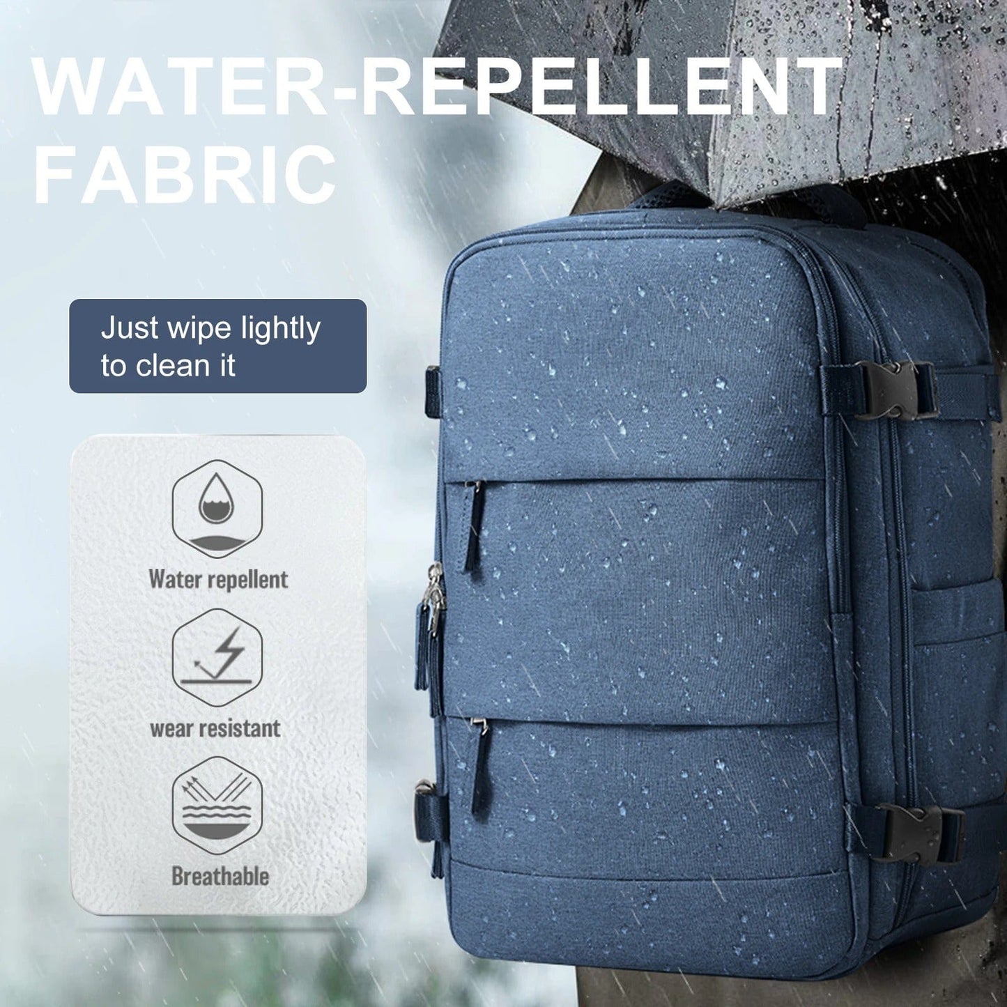 Travel Backpack for Ryanair | 40x20x25 Cabin Bag for Women & Men, Leisure School Laptop