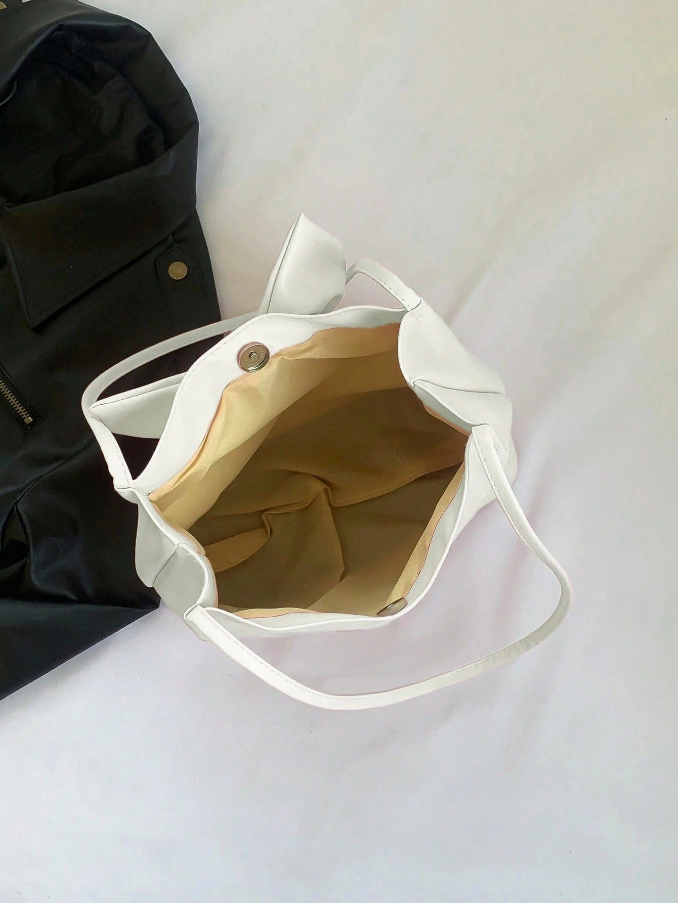 Fashionable Large Capacity Bow Knot Shoulder Bag – Cute Kawaii Water Bucket Bag