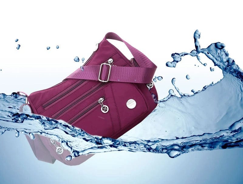 BreezeCarry Waterproof Crossbody Tote Bag - Large Capacity,
