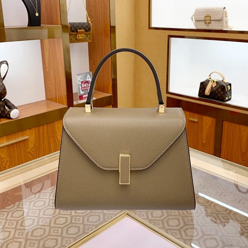 Fashion Shoulder Bags for Women | Genuine Leather Designer Envelope Handbag, Top