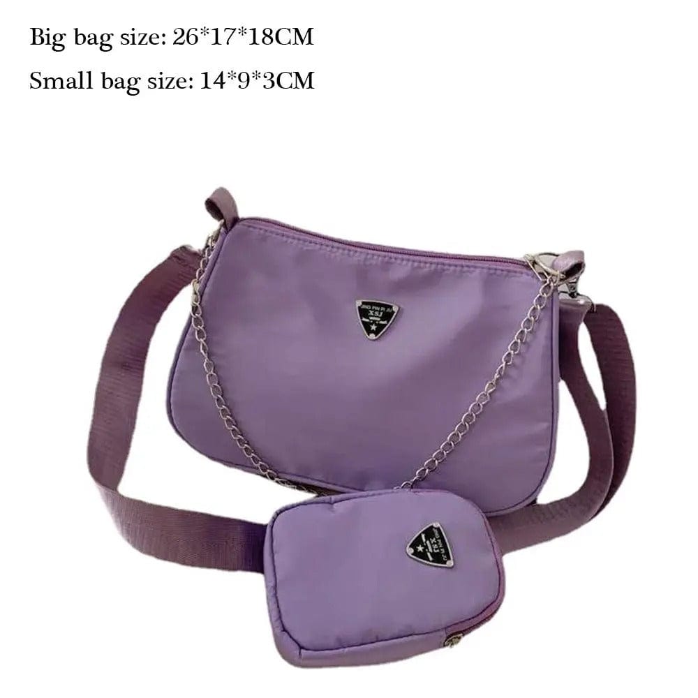 Fashionable 2-in-1 Sling Bag Set – Women’s Casual Handbag & Crossbody Shoulder Bag