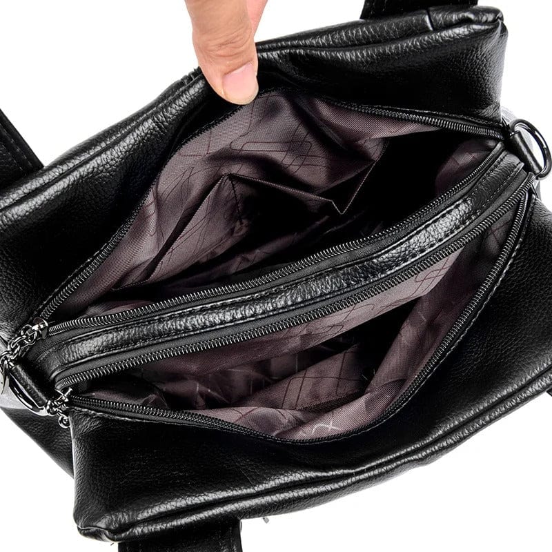 Luxury Designer Women's Handbag – Large Capacity Real Leather Crossbody Tote