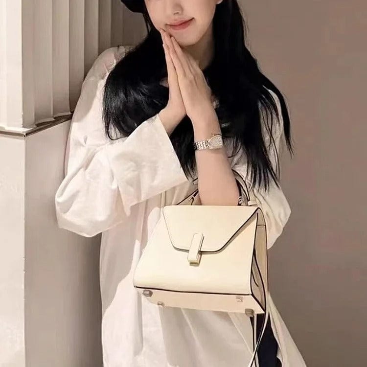 Luxury Leather Square Handbag for Women | Designer Crossbody & Shoulder Bag