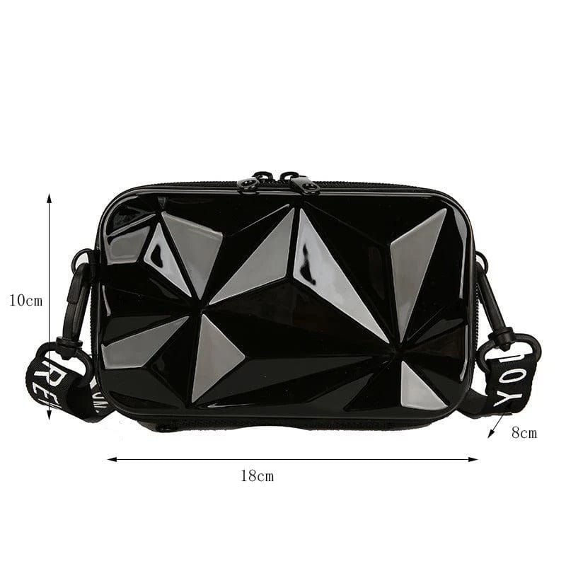 Women PVC Cosmetic Pouch Travel Bag | Makeup Storage Organizer Clutch Shoulder Bag