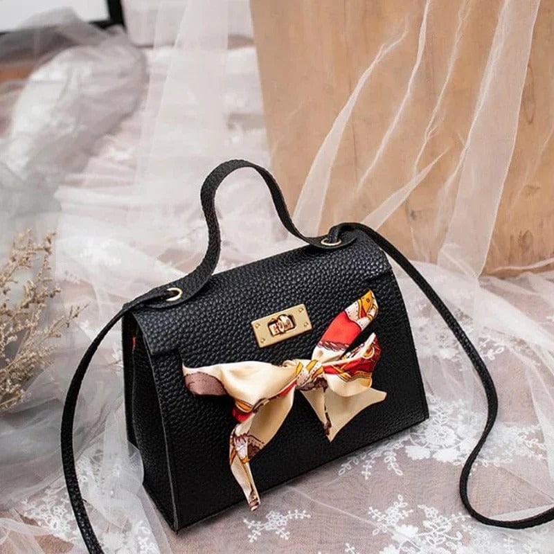Silaura Silk Scarf Handbag – Designer Small Shoulder Bag for Women