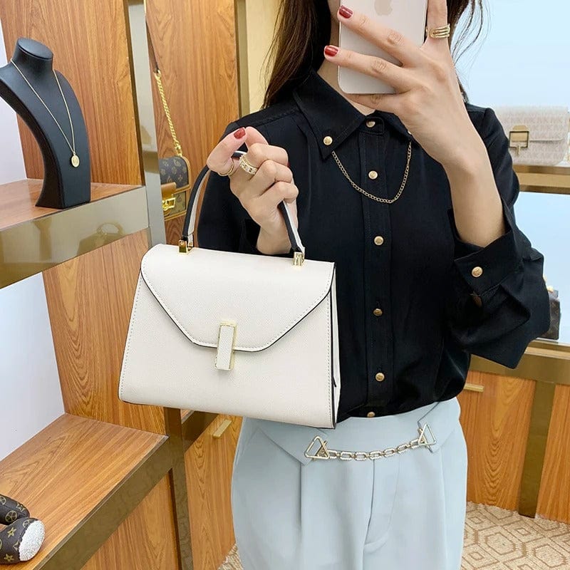 Fashion Shoulder Bags for Women | Genuine Leather Designer Envelope Handbag, Top