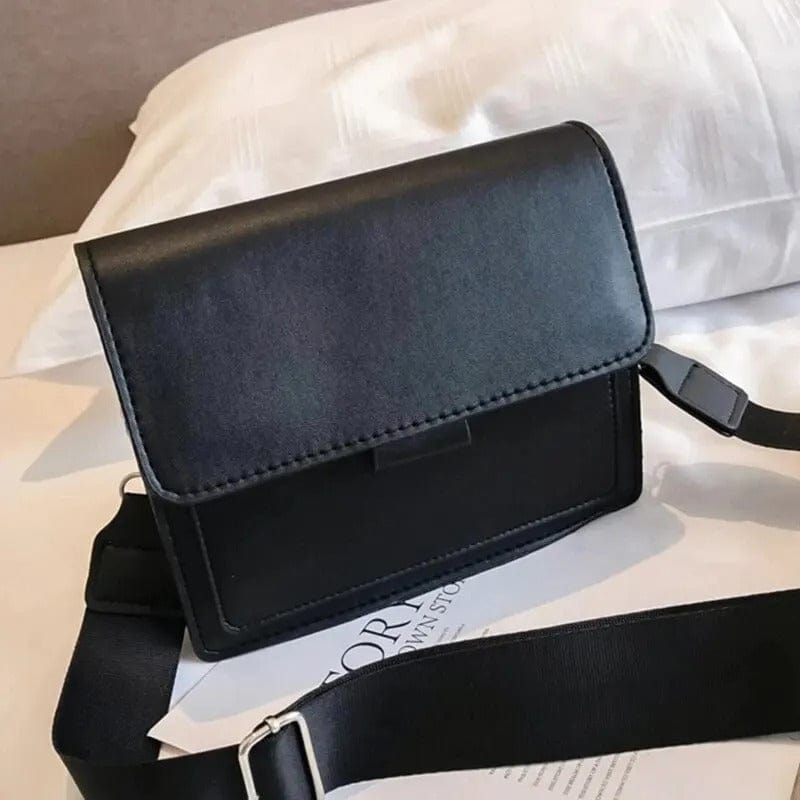 ChicEssence Classic PU Leather Crossbody Bag - Designer