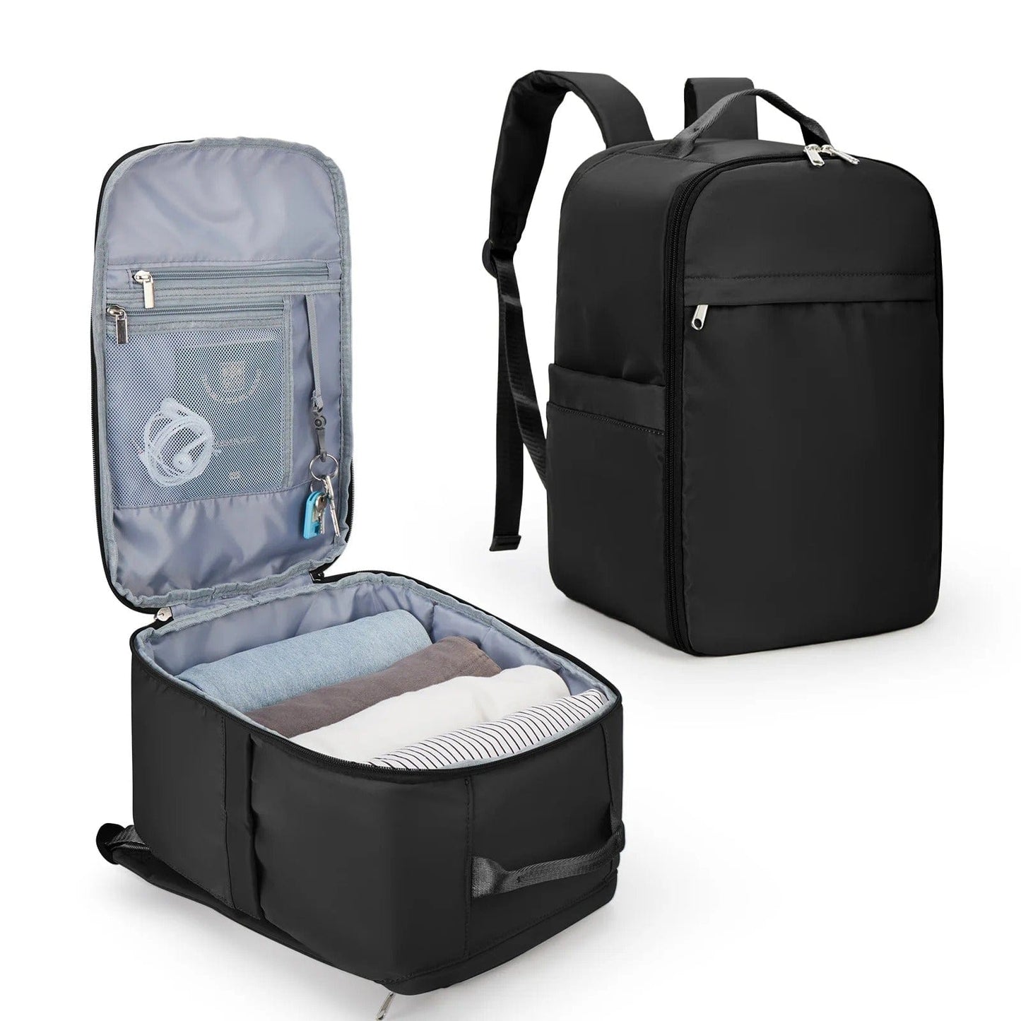 Ryanair & EasyJet Cabin Bag – 40x20x25 Travel Backpack, Laptop Backpack for