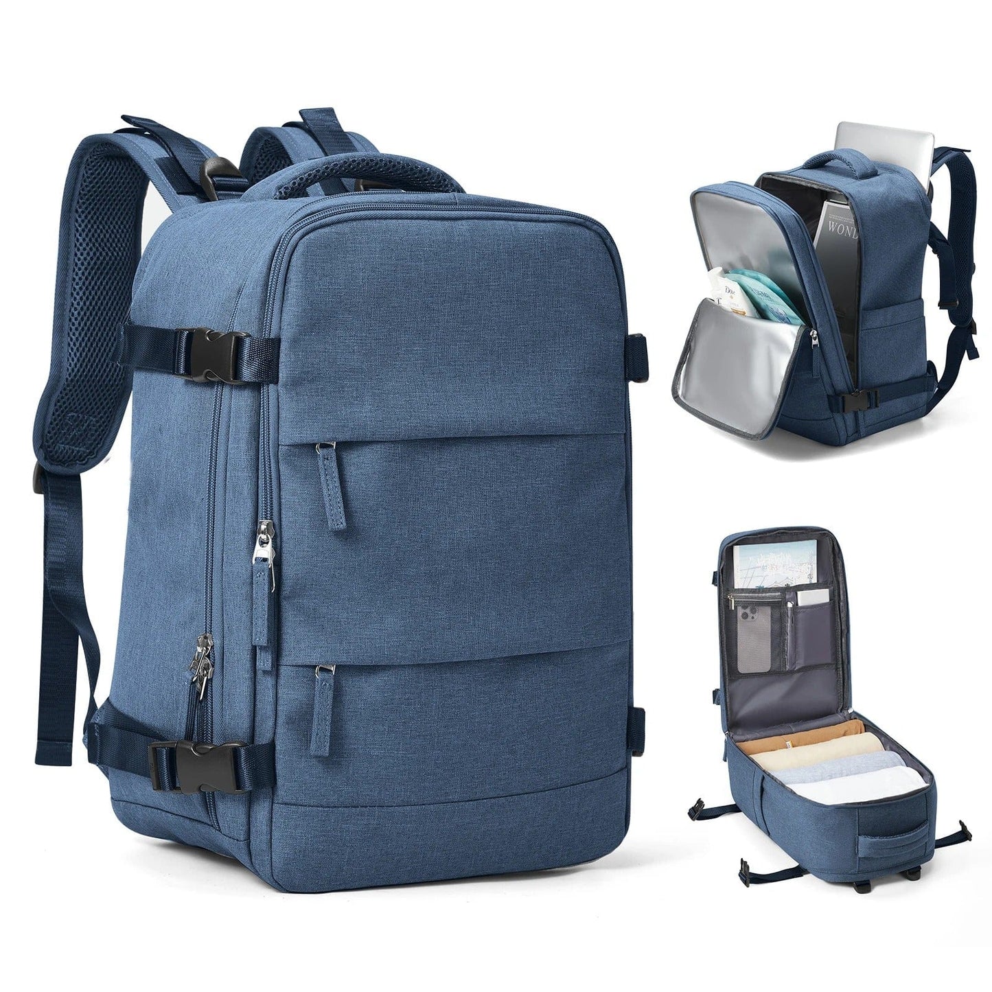 Travel Backpack for Ryanair | 40x20x25 Cabin Bag for Women & Men, Leisure School Laptop