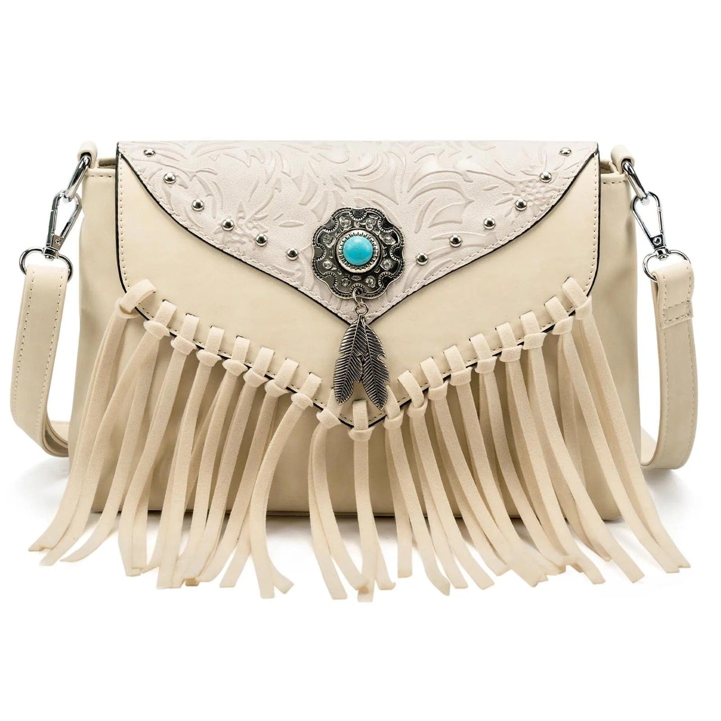 Celela Original Design Shoulder Bag for Women – Luxury PU Leather Clutch & Fringe Messenger Purse