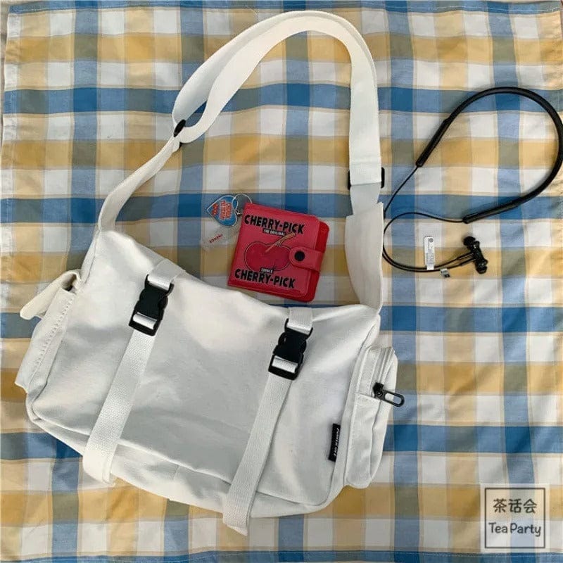 UrbanCarry Canvas Crossbody Bag – Large Capacity Casual Shoulder & Messenger Bag