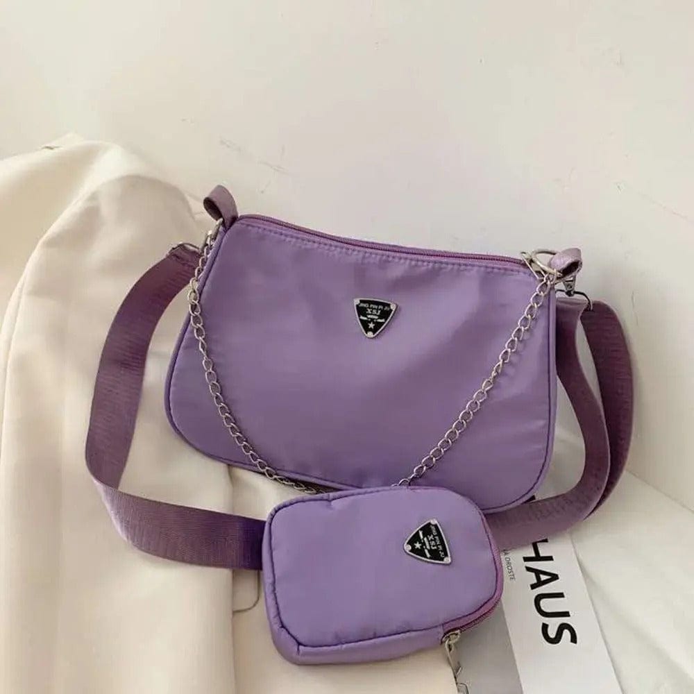 Fashionable 2-in-1 Sling Bag Set – Women’s Casual Handbag & Crossbody Shoulder Bag