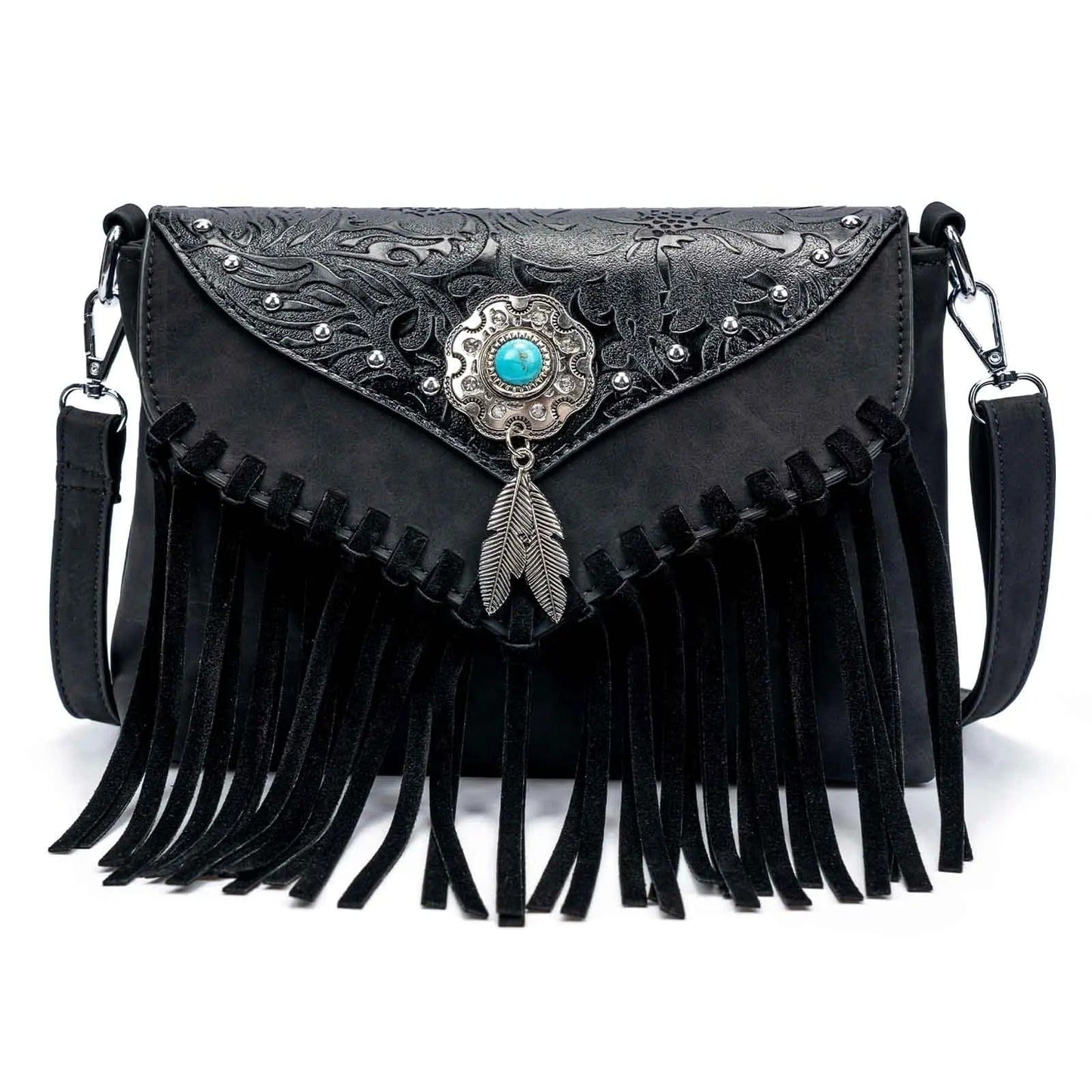 Celela Original Design Shoulder Bag for Women – Luxury PU Leather Clutch & Fringe Messenger Purse