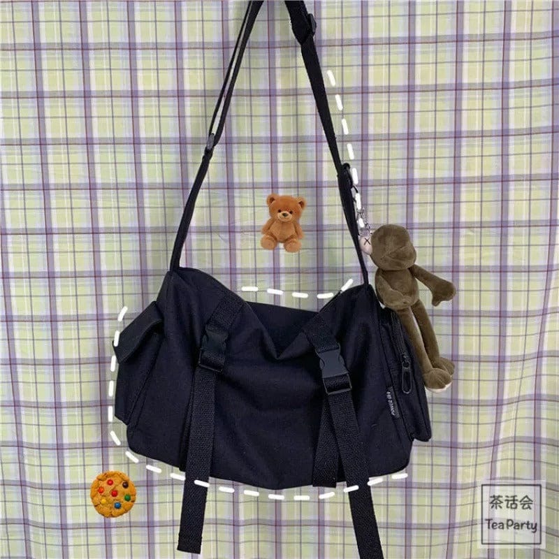 UrbanCarry Canvas Crossbody Bag – Large Capacity Casual Shoulder & Messenger Bag