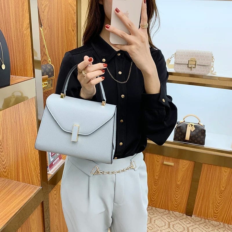 Fashion Shoulder Bags for Women | Genuine Leather Designer Envelope Handbag, Top