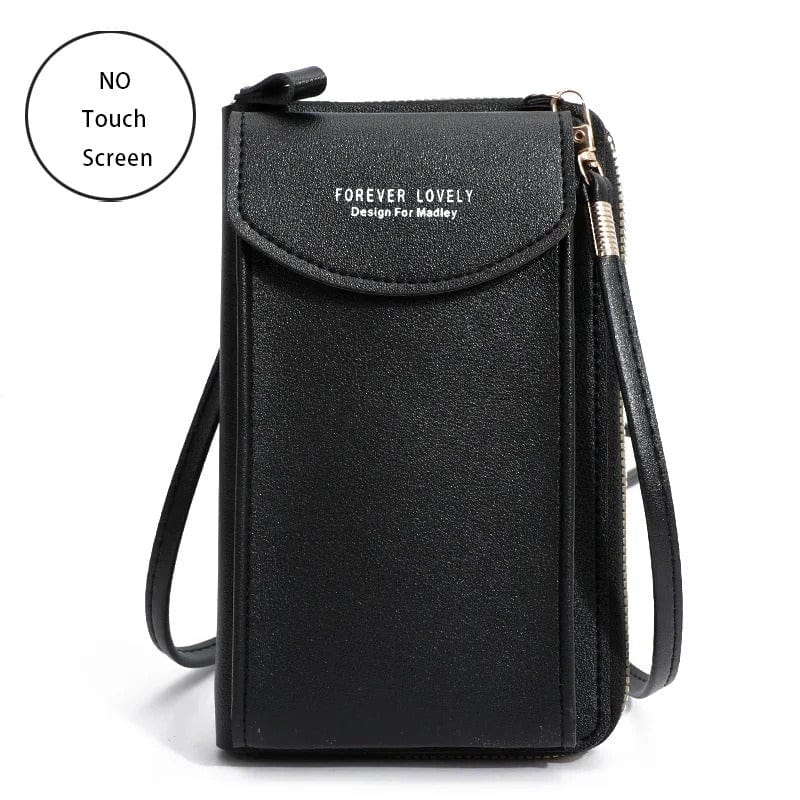 Buylor Mini Leather Touch Screen Crossbody Wallet - Chic Shoulder Bag for Women