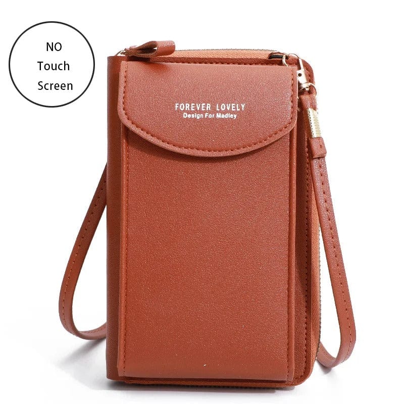 Buylor Mini Leather Touch Screen Crossbody Wallet - Chic Shoulder Bag for Women