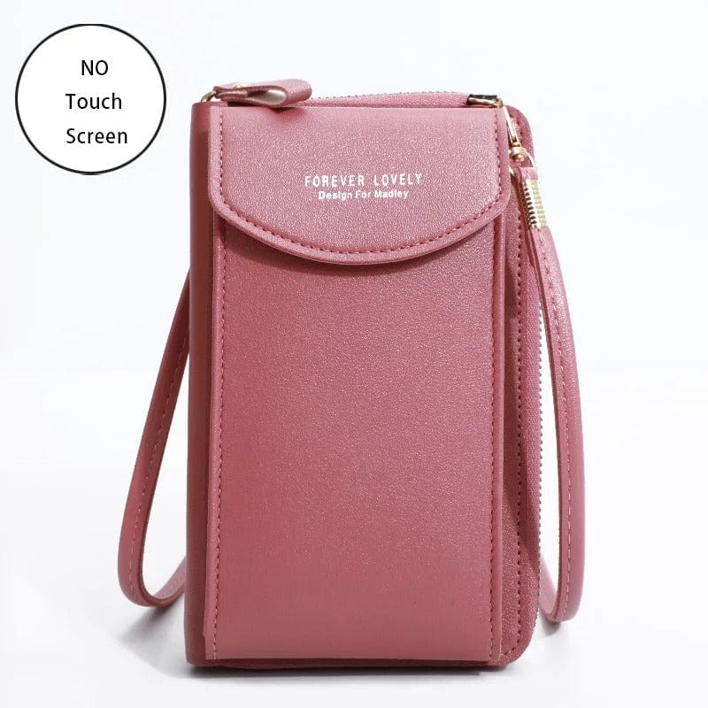 Buylor Mini Leather Touch Screen Crossbody Wallet - Chic Shoulder Bag for Women