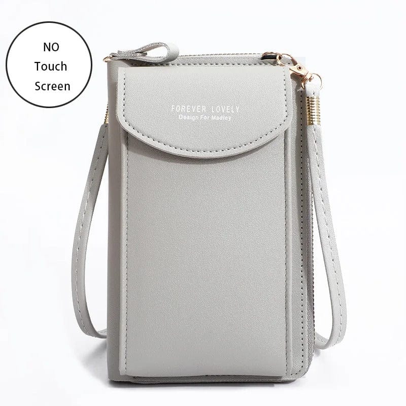 Buylor Mini Leather Touch Screen Crossbody Wallet - Chic Shoulder Bag for Women