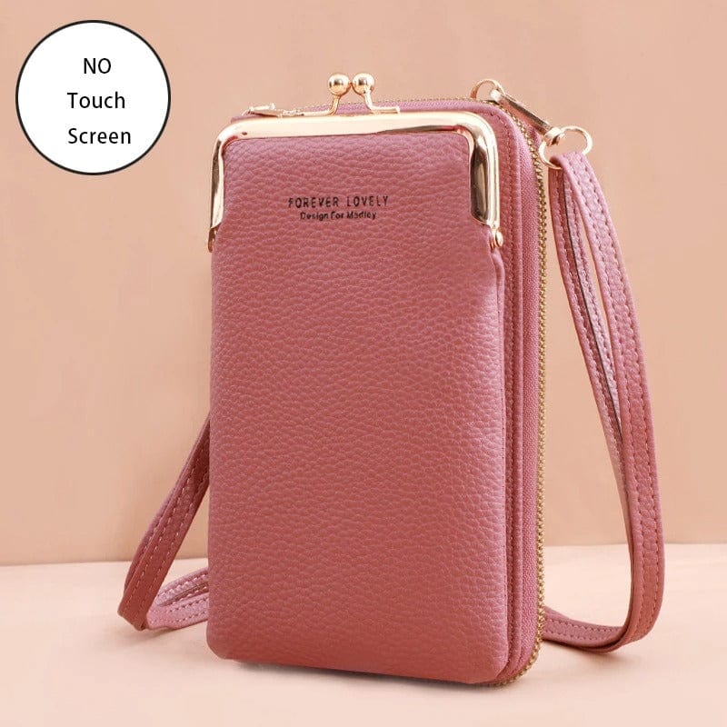 Buylor Mini Leather Touch Screen Crossbody Wallet - Chic Shoulder Bag for Women