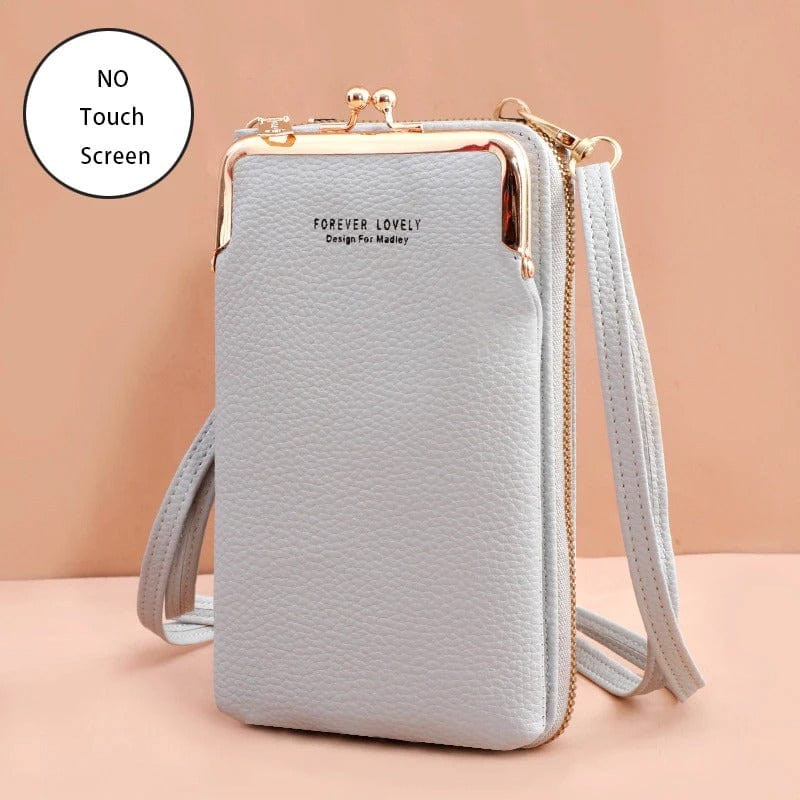 Buylor Mini Leather Touch Screen Crossbody Wallet - Chic Shoulder Bag for Women