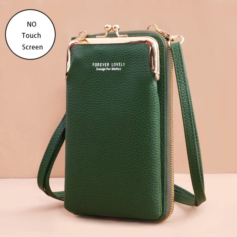 Buylor Mini Leather Touch Screen Crossbody Wallet - Chic Shoulder Bag for Women