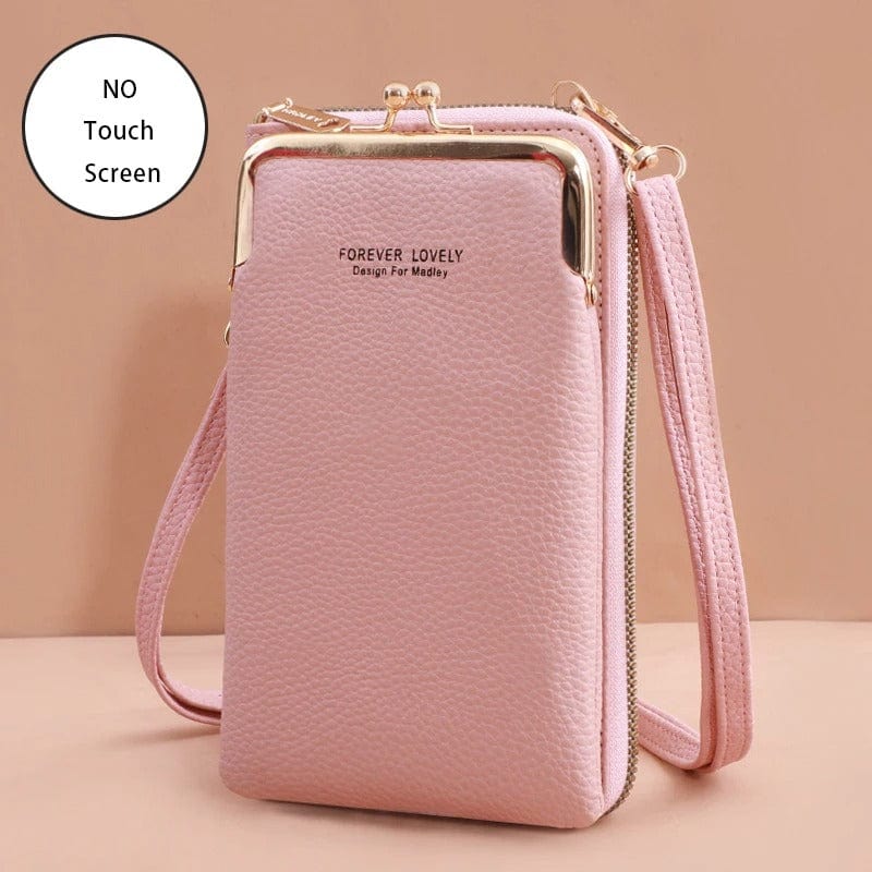 Buylor Mini Leather Touch Screen Crossbody Wallet - Chic Shoulder Bag for Women
