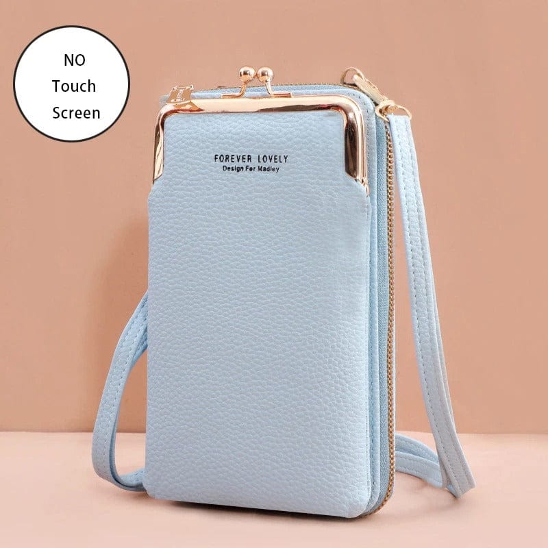Buylor Mini Leather Touch Screen Crossbody Wallet - Chic Shoulder Bag for Women