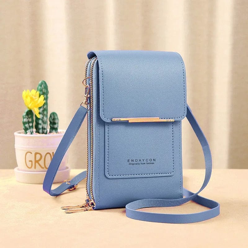 Buylor Mini Leather Touch Screen Crossbody Wallet - Chic Shoulder Bag for Women