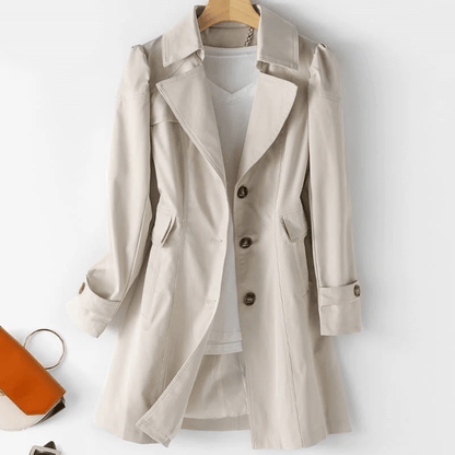 Maya Women's Trench Coat Stylish Rain & Wind Protection