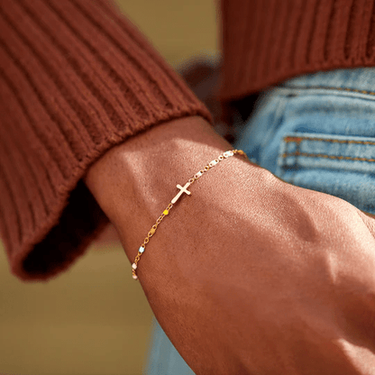 Cross Bracelet Meaningful Gift for Best Friends